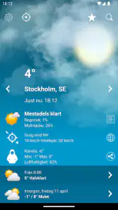 Väder Sverige XL PRO screenshot