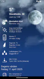 Väder Sverige XL PRO screenshot