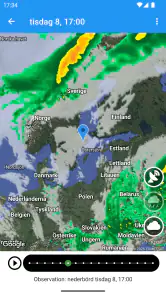 Väder Sverige XL PRO screenshot