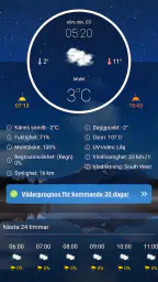 Väder - Väder Realtids prognos screenshot
