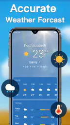 Väder -verklig väderprognos screenshot