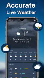 Väder -verklig väderprognos screenshot