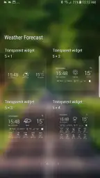 Väderprognos screenshot