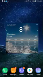 Väderprognos screenshot