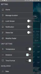 Väderprognos screenshot
