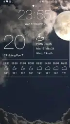 Väderprognos screenshot