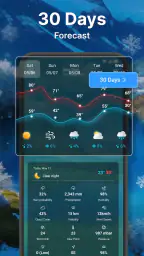 Väderprognos app screenshot