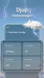 Väderprognos & liveradar screenshot