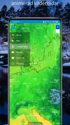 Väderprognos (radarkarta) screenshot