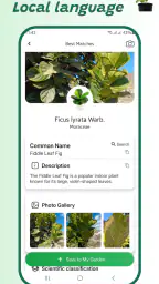 Växtidentifierare screenshot