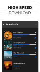 Video Downloader Proxy Browser screenshot