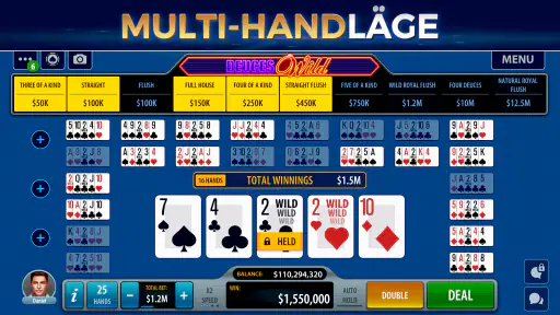 Videopoker av Pokerist screenshot