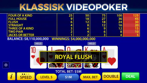 Videopoker av Pokerist screenshot