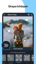Videoredigerare Movavi Clips screenshot
