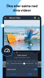 Videoredigerare Movavi Clips screenshot