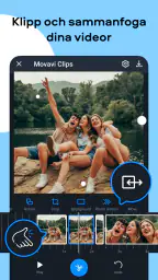 Videoredigerare Movavi Clips screenshot