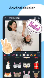 Videoredigerare Movavi Clips screenshot