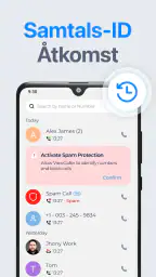 ViewCaller: Samtals-ID screenshot