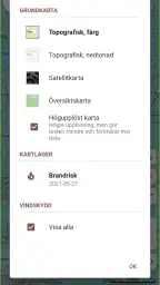 Vindskyddskartan screenshot