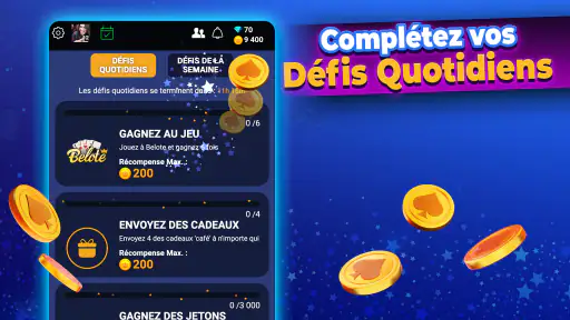 VIP Belote et Coinche En Ligne screenshot