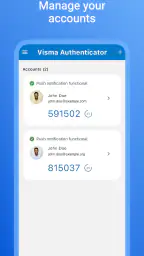 Visma Authenticator screenshot