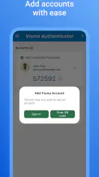 Visma Authenticator screenshot