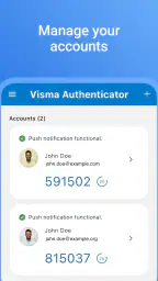 Visma Authenticator screenshot
