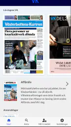 VK e-tidning screenshot