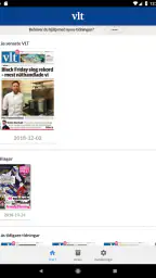 VLT e-tidning screenshot