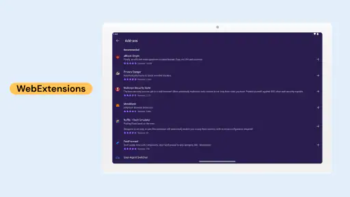 Waterfox: Private Web Browser screenshot