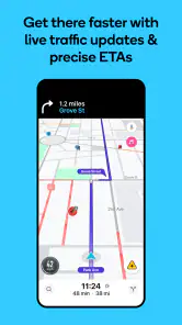 Waze - GPS, kartor och trafik screenshot