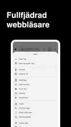 Webbläsare screenshot