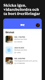 WeTransfer : Överföra filer screenshot