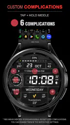 WFP 129 Military watch face screenshot