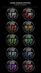 WFP 241 Digital watch face screenshot
