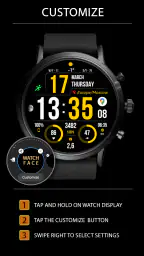 WFP 241 Digital watch face screenshot
