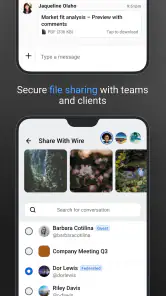 Wire – privata meddelanden screenshot