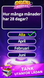 Word Riddles - Hjärntest för o screenshot