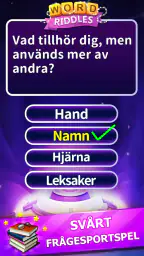 Word Riddles - Hjärntest för o screenshot