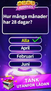 Word Riddles - Hjärntest för o screenshot