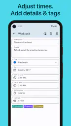 WorkingHours - Time Tracking screenshot