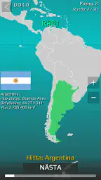 World Map Quiz screenshot
