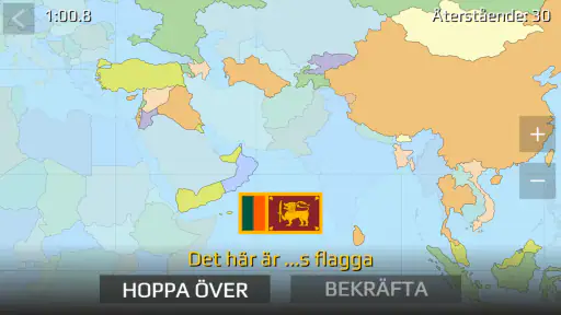 World Map Quiz screenshot