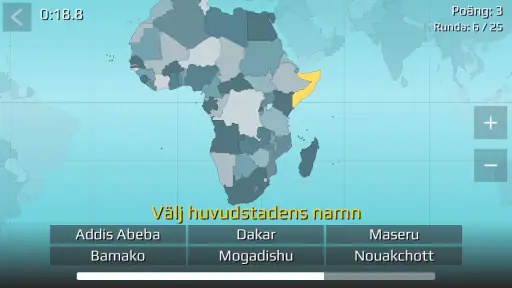 World Map Quiz screenshot