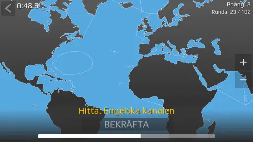 World Map Quiz screenshot