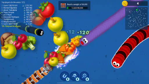 Worms Zone .io - Hungriga orm screenshot