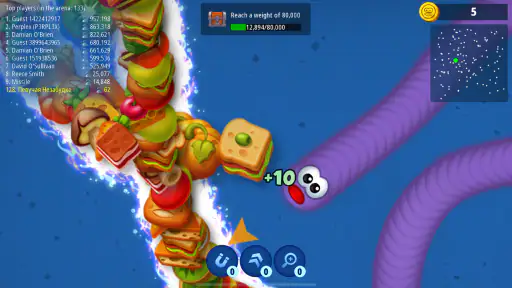Worms Zone .io - Hungriga orm screenshot