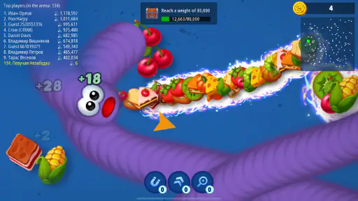 Worms Zone .io - Hungriga orm screenshot