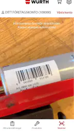 Würth Svenska AB screenshot