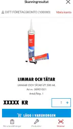 Würth Svenska AB screenshot